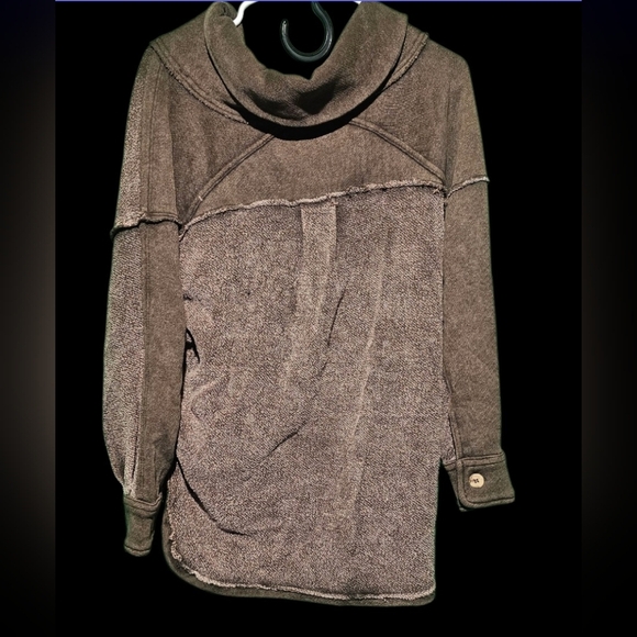 Zenana Outfitters Chocolate Teddy Jacket Oversized XS PTP 24 Fit Up To Large EUC - Picture 3 of 4